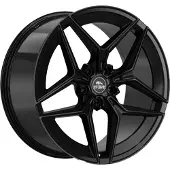 ANTERA 21-inch aluminium velg a107 concave, 21"x10", 5x120 steek, ET35, 64.1mm naafdiameter, zwarte velg