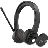 MediaRange MROS307 Bluetooth ENC Stereo Headset 400mAh Akku schwarz