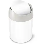 Simplehuman Tafelafvalemmer Mini Can Wit 1,5L