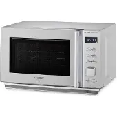 Caso MG 20 Cube, werkblad, grill-magnetron, 20 liter, 800 watt, bedieningsknoppen, draaiknoppen, zilverkleurig