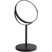 Gedy ANNA make-upspiegel, diameter 163mm, dubbelzijdig, mat zwart