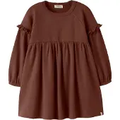 Lil´ Atelier Jurk 'NMFTHORO' donkerbruin