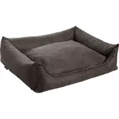 MaxxNobel Orthopedische Sofa Lederlook/Teddy Olijfgroen - Hondenbank - Xlarge