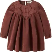 Name it Meisjes Jurken Nmfonellas Loose Cord Dress 1146-hc Lil - Bordeaux - Maat 116