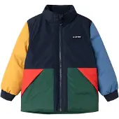 Liewood Tussenjas 'Bran' navy / geel / groen / rood
