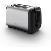Tefal Subito TT5S1DE0, 2 sleuven, Zwart, Roestvrij staal, Roestvrij staal, Knopbediening, Hefboom, Draaibaar, 1300 W, 286 mm