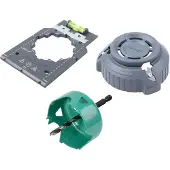 Wolfcraft 5897000 Boorkroonset 3-delig 68 mm 1 stuk(s)