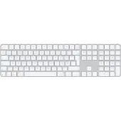 Apple Magic-toetsenbord, volledig formaat (100%), met kabel en draadloos, USB + Bluetooth, QWERTY-indeling, wit