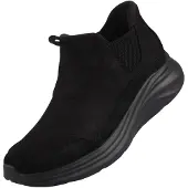 SKECHERS dames Contour Foam Boot-Cozy Dash pantoffels zwart 168173-BBK