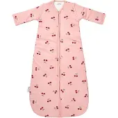 Meyco Baby Cherry Baby Slaapzak Met Afritsbare Mouwen - Soft Rose - 110cm - 2.5 TOG