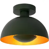 Lucide Plafondlamp Siemon, dimbaar, groen, Woon-/ Eetkamer, metaal, Modern, plafondlamp