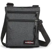 Eastpak Schoudertas 'Rusher' antraciet / robijnrood / zwart / wit