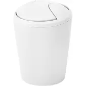 Spirella 7610583149602, 2 liter, Rond, Polypropyleen (PP), Wit, Handmatig, 15 cm