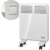 Taurus CHTA 500, Elektrische convector, 24 uur timer, IP24, Geschikt voor binnen gebruik, Wandmontage, Vloerplaatsing, Wit