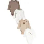 Cool Club Rompertje/body beige / grijs / wit