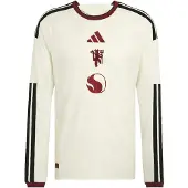 Adidas Functioneel shirt 'Manchester United 26/27 Authentic' donkerrood / zwart / wolwit