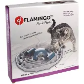 Flamingo Hondenspeelgoed – Hanto interactief speeltje – hondenspeelgoed – hondensnacks – hondensnoepjes – Ø 28,5 cm – grijs
