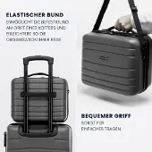 WITTCHEN Globe Line: Make-up tas, reiskoffer, handbagagekoffer, handbagage, harde schaal