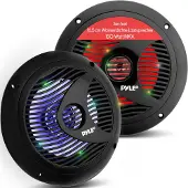 Pyle PLMR6LEB, 2-weg, 2.0 kanaal/kanalen, Kabel, 45 - 16000 Hz, 4 ohm, Zwart