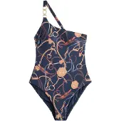Next Badpak beige / navy / lichtblauw / bruin