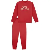 Schiesser Nachtkledij ' Nightwear ' rood