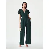 BWLDR Jumpsuit 'Fiah' donkergroen