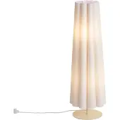 QAZQA Japandi vloerlamp beige met stoffen kap 95cm 2-lichts - Jenni