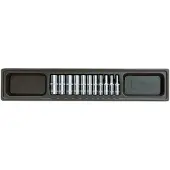 Kippers Rijssen 1/4" Doppenset lang 12-kant, 11dlg, S-module