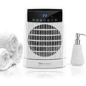 Ufesa Persei – Digitale badkamerverwarmer van 2000 watt met IP21-bescherming, met 3 warmte-/koelstanden