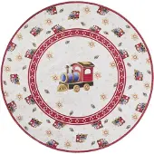 Villeroy & Boch Toy’s delight limited edition rond vloerkleed kersttrein creme