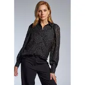 Freebird Dames Blouses Kendall - Zwart - Maat XS