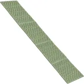 Springos Zitmat | Opvouwbaar Zitmatje | Zitkussen | 182 x 60 x 1 cm | Groen