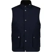 Gant Heren Marineblauw gewatteerd vest (S), Casual, Polyester 7006640