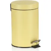 kela Monaco, 3 liter, Rond, Kunststof, Geel, Zonnig Geel, Pedaal