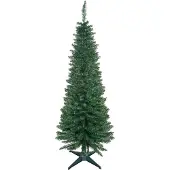 HOMCOM Kerstboom, kunstboom, dennenboom met metalen voet