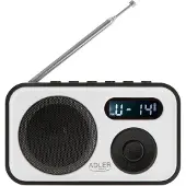 Adler AD 1906, Reisradio, AM, FM, 87,5 - 108 MHz, 522 - 1620 kHz, 0,8 W, LCD-display