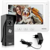 Eura '' Videosysteem voor deuropnamen, model VDP-45A3 "ALPHA", wit, kleur 7", ondersteunt 1 ingang, artikelnummer A31A145c