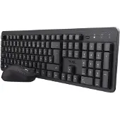 Trust Ymo II Draadloze Tastatuur en Muis Set, Duits Layout (QWERTZ)