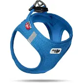 Curli Harnas voor hond, ademend mesh, blauw, maat 2XS
