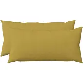 vidaXL Kussensloop 2 st HEERLEN Lichtgroen 40 x 70 cm Stof