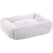 Dripio Rechthoekige mand met rits, lichtgrijs, 50x40x15 cm