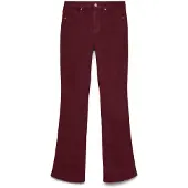 Vero Moda Broek 'VMFLASH' wijnrood