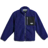 Hummel Fleece jas 'Venture' navy / zwart