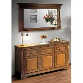 AEA Sideboard mit Spiegel Vorratsschrank Anrichte Wandspiegel Klassisches Set