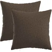 vidaXL Kussensloop 2 st HEERLEN Taupe 30 x 30 cm Stof
