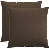vidaXL Kussensloop 2 st HEERLEN Taupe 65 x 65 cm Stof