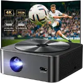 Ultimea Apollo P40 Projector HDR10 1080p 700 ANSI Lumen WiFi Bluetooth 4K Nieuw, Autofocus