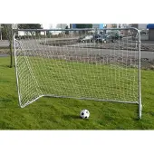 HOT Games HOT Sports Voetbaldoel 300x205x120cm - 38mm buis - all weather net zwart Nylon (PE)