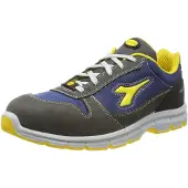 Diadora UTILITY Unisex lage hardloopschoen S3 SRC ESD, grijs/blauw, maat 41 EU