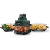 Ninja CRISPi, draagbare airfryer, 3,8 liter en 1,4 liter, 4-in-1: frituren met hete lucht, braden, grillen en bakken